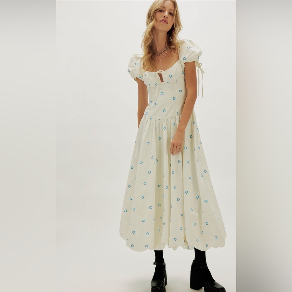 Bali Sprinkled Heart Maxi NWOT tofu combo - Picture 2 of 4
